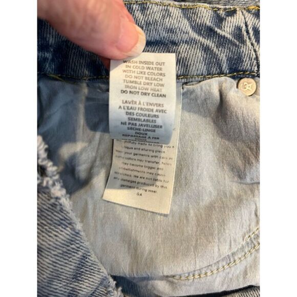 Good American Good Ease Relaxed Fit Jeans Stonewash Size 2 / 26 - Picture 7 of 11